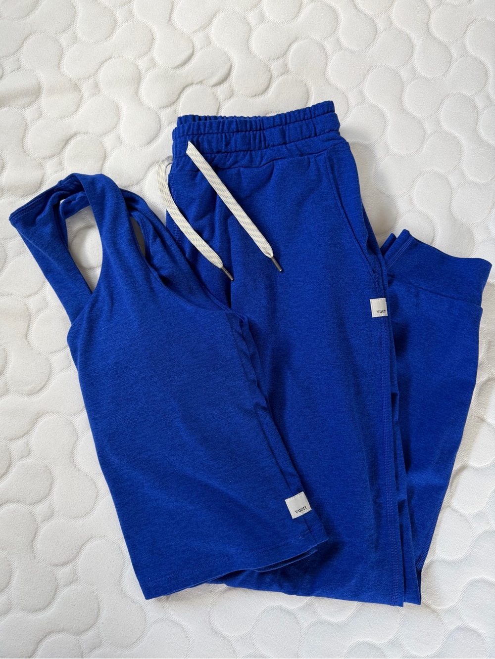 Vuori Royal Blue Jogger & Tank Set